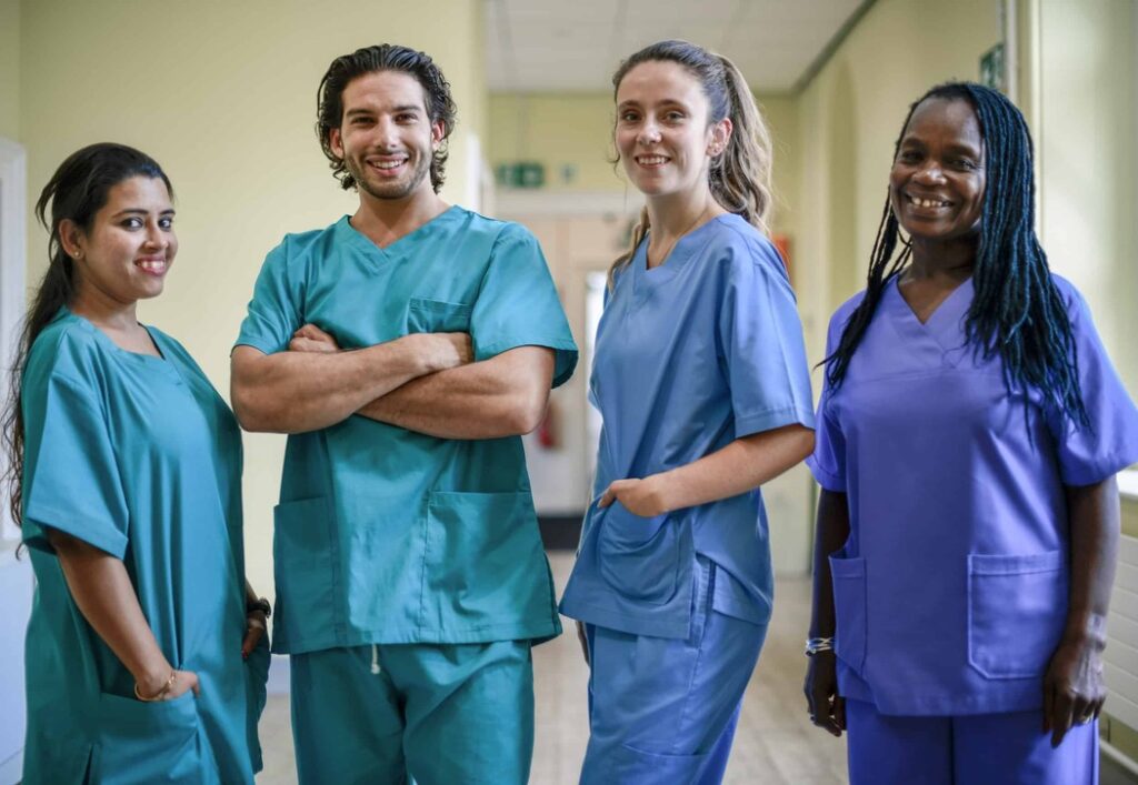 scrub pants for healthcare professional