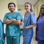 scrub pants for healthcare professional